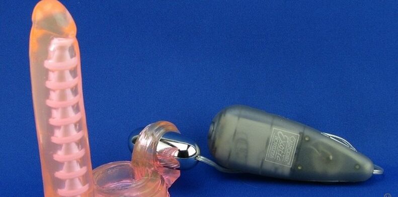 nástavec s vibrátorom na zväčšenie penisu